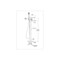 Anzzi Khone 2-Handle Claw Foot Tub Faucet with Hand Shower in Brushed Nickel FS-AZ0037BN - alternate 2